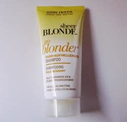 Test Shampoo John Frieda Sheer BLONDE Go Blonder Farb Aufhellendes