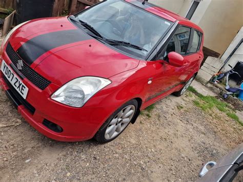 Suzuki Swift Vvti Red Mk Stripping For Parts All Available Ebay