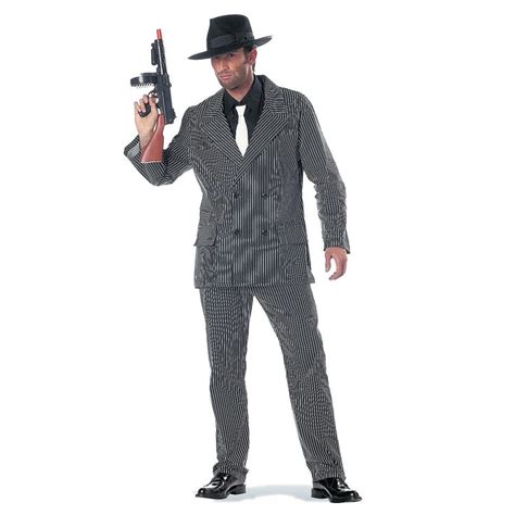 Men's Gangster Costume | Oriental Trading | Gangster halloween costumes, Gangster costumes, Mens ...