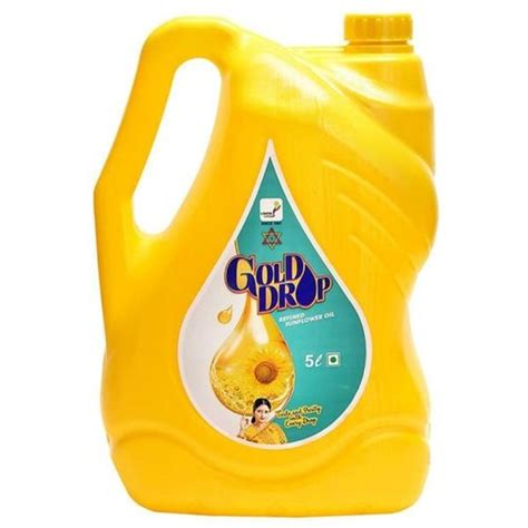 Gold Drop Sunflower Oil 5 Ltr Can Urbangroc