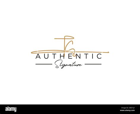 TC Signature Logo Template Vector Stock Vector Image & Art - Alamy