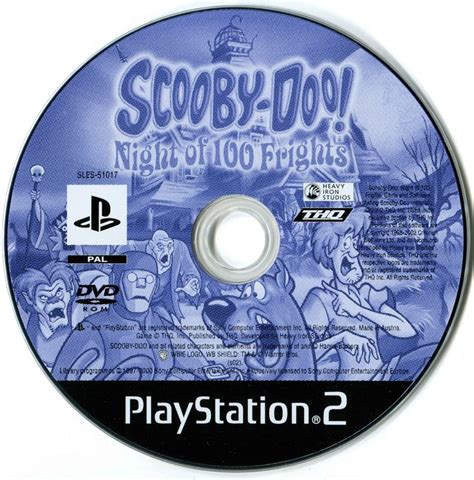 Scooby Doo Night Of 100 Frights 2002 Playstation 2 Box Cover Art