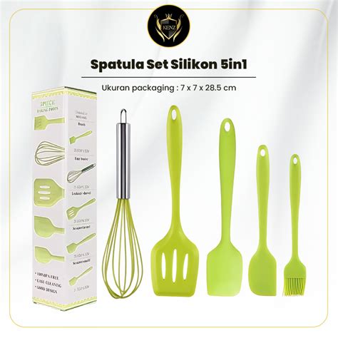 Jual Set Spatula Peralatan Masak Sutil Silikon Non Stick Cooking Tools