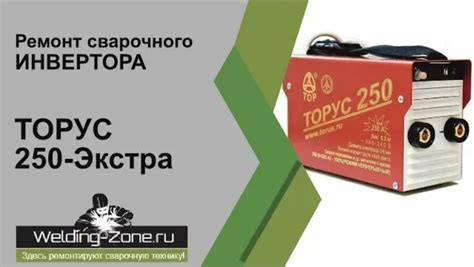 Подробный ремонт с разбором ТОРУС 250-Экстра в сервисном центре Зона ...