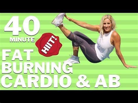 Minute Fat Burning Cardio And Ab Hiit Cardio Hiit Tracy Steen