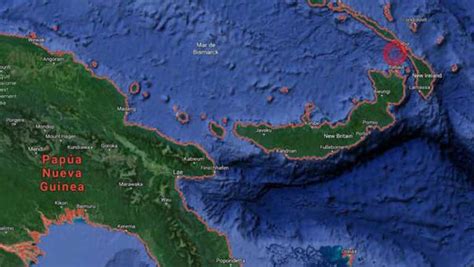 Un Terremoto De Magnitud 75 Sacude El Este De Papúa Nueva Guinea