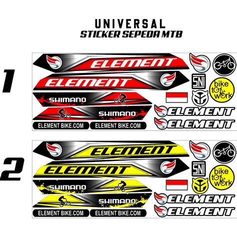 Jual Stiker Lis Striping Stiker Variasi Striping Bike Sepeda Element