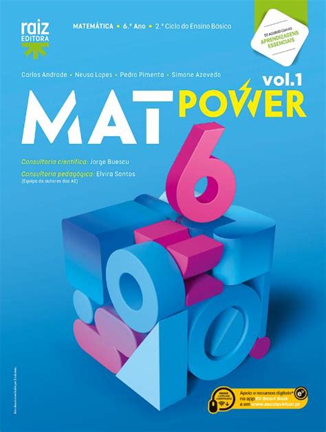 Matpower 6 Matemática 6 º Ano De Carlos Andrade Neusa Lopes Pedro Pimenta Simone Azevedo