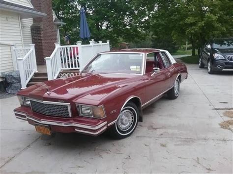 1978 Chevrolet Monte Carlo For Sale Cc 1294255