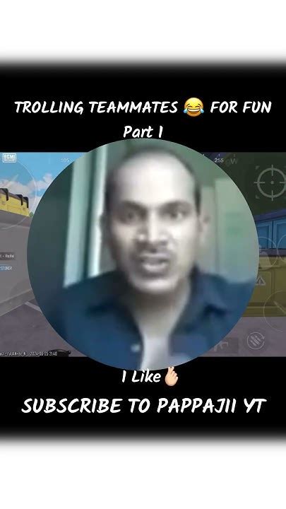 Trolling Teammates😂 Pappajii Bgmi Pubgmobile Gaming Youtube Viral