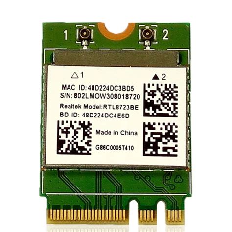 New For Realtek Rtl Be Bgn Mbps Wireless Ngff Wlan Card