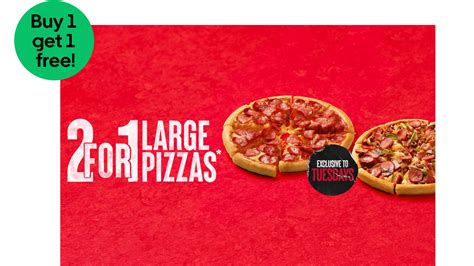 Deal Pizza Hut 2 For 1 Large Pizzas On Tuesdays Via Uber Eats Until 31 October 2023