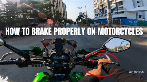 How To Brake Properly On A Motorcycle How To Ride Tutorial Youtube