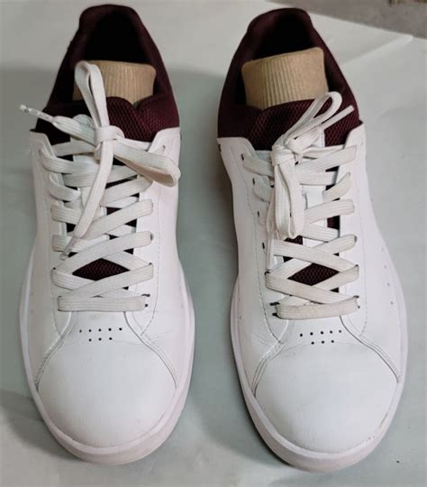 Men's On Cloud The Roger Advantage White/ Maroon Ten… - Gem