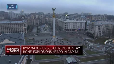 Air Raid Sirens Sound In Ukraine Capital Kyiv Youtube