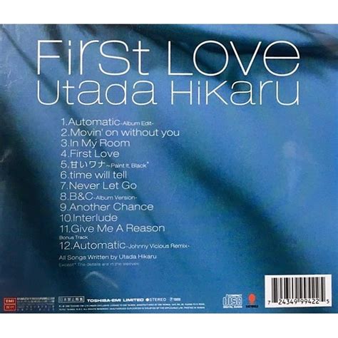 First Love De Utada Hikaru Cd Chez Minkocitron Ref 119022688