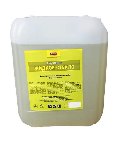Жидкое стекло — особенности и сферы применения