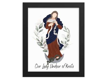 Our Lady Undoer Of Knots Downloadable Print 5x7 Catholic Home Decor Catholic Art Digital Art