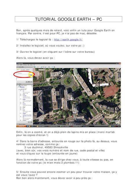 Pdf Tutorial Google Earth Pctrukmus Free Fr Fichiers Tutorial