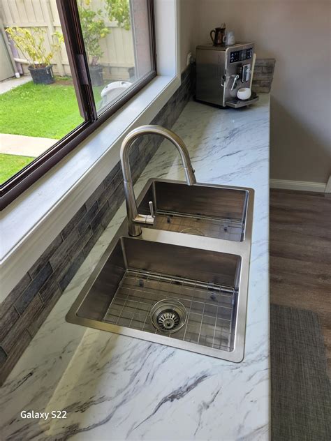 Jack 820x500 Double Bowl Tap Landing Sink N Buildmat