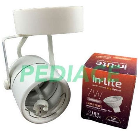 Promo Lampu Sorot Spotlight Kap Putih Plafon Led W Watt In Lite