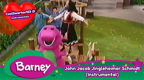 Barney John Jacob Jingleheimer Schmidt Instrumental Youtube