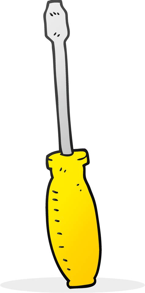 freehand drawn cartoon screwdriver 12037770 Vector Art at Vecteezy