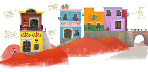 Filesmo Concept Art Tostarena Town Super Mario Wiki The Mario