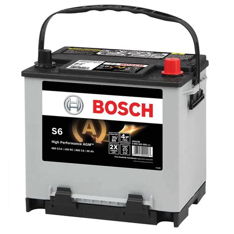 Bosch S B Automotive Agm Battery Group S Flat Plate Agm