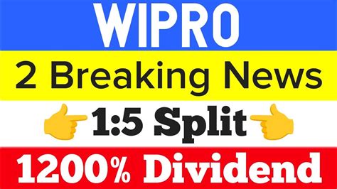 Split Wipro Share Wipro Share Latest News Today Wipro Share