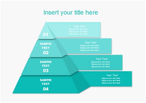 3d Staged Green Pyramid Diagram Free 3d Pyramid Diagram Templates