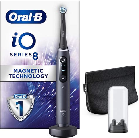 Oral-B iO8 Black Ultimate Clean Electric Toothbrush | Queensway Dental ...