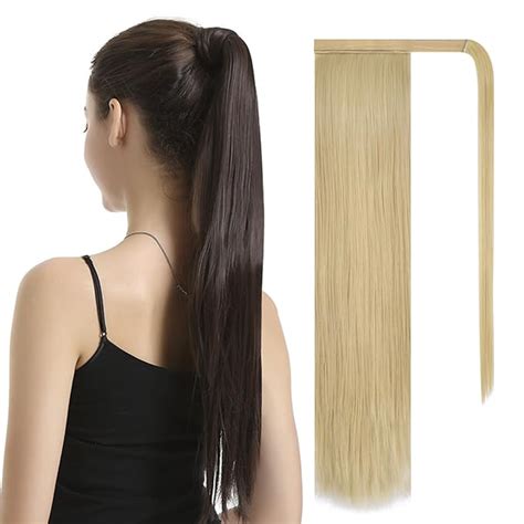 Amazon Barsdar Inch Ponytail Extension Long Straight Wrap