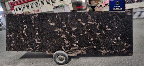 Brown Polished Rajasthan Paradise Granite For Flooring Thickness