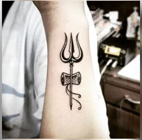 Lord Shiva Tattoo Forearm Trishul Tattoo Designs Tattoos For Guys