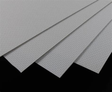 Abs24 4pcs Architectual Material Abs Styrene Plasticard Floor Wall