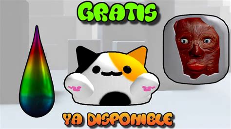 Gratis Nuevos Accesorios En Roblox Youtube