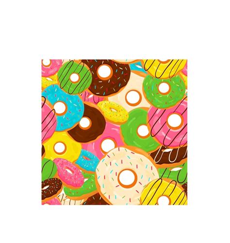 Premium Vector Different Colored Confection Doughnuts