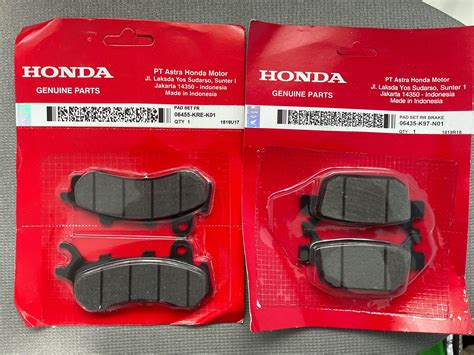 Honda ADV 150 CBS PCX 2018 Brake Pads Motorcycles Motorcycle