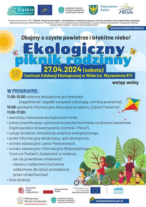 27 04 2024 Ekologiczny piknik rodzinny Wiślańska Organizacja Turystyczna