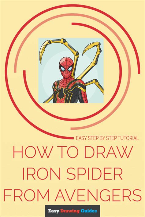 How To Draw Iron Spider From Avengers Really Easy Drawing Tutorial