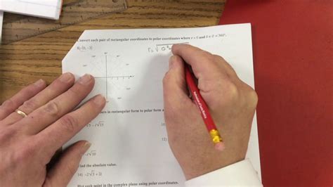 Graphing Polar Coordinates Worksheet