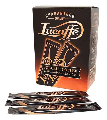 Café Lucaffe Instantáneo Soluble 100 Arabica 25 Sobres Cuotas Sin