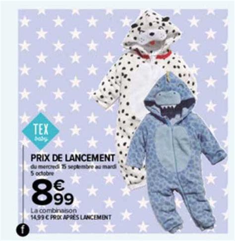 Promo La Combinaison Tex Baby Chez Carrefour ICatalogue Fr