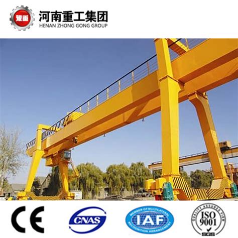 Heavy Duty 50t Box Type Double Girder Beam Gantry Crane With Electric