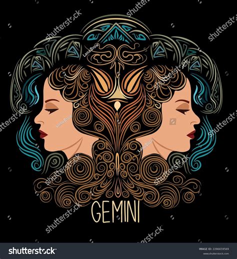 Gemini Zodiac Sign Art