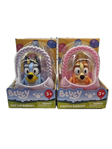 Bluey And Bingo Easter Basket Egg Figures Pack Walmart