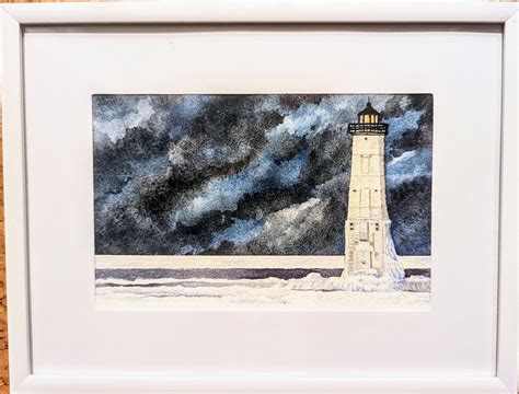 I had so much fun painting the stormy sky - 4x6" : r/Watercolor