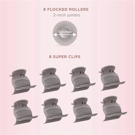 INFINITIPRO BY CONAIR Ceramic Flocked Hot Rollers For 2 Inch Rollers EBay