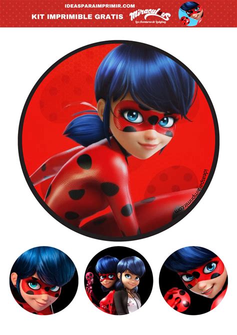 Kit De Cumplea Os De Miraculous Ladybug Imprimible Gratis Incluye